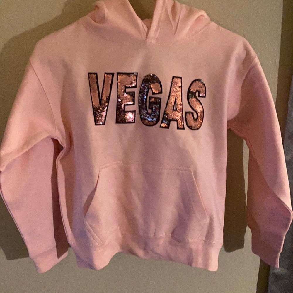 Pink Vegas sweater